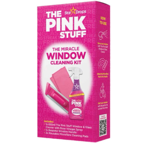 Набор для мытья окон The Pink Stuff Window Cleaning Kit